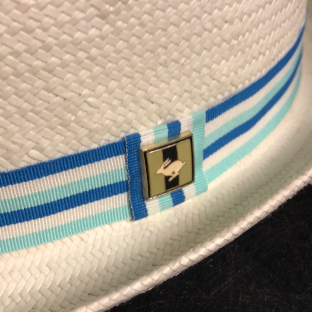 Peter Grimm True Character Beeskow Straw Trilby Fedora Hat Ivory O/S - Picture 2 of 7